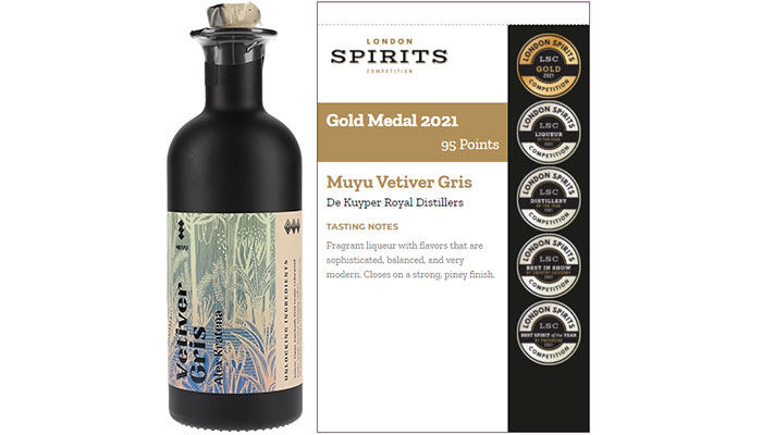 Muyu Vetier Gris bagged a total of 5 awards at the competition