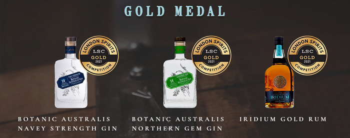 Two Gins out of 3 presented by Mt. Uncle Distillery won the gold medal at LSC