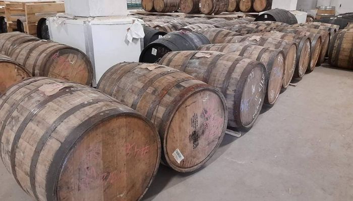 Whiskey barrels