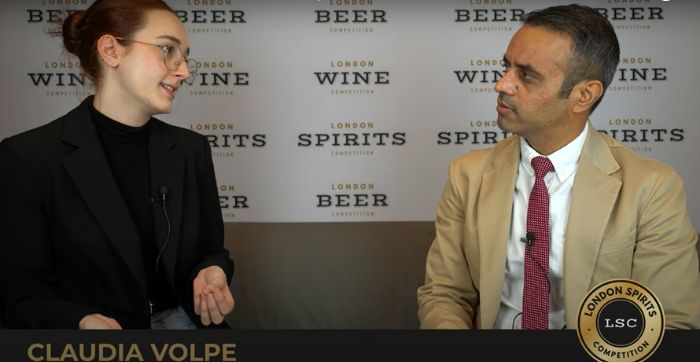 Sid Patel, CEO and Founder of Beverage Trade Network with Claudia Volpe of Bar Drinks Magazine
