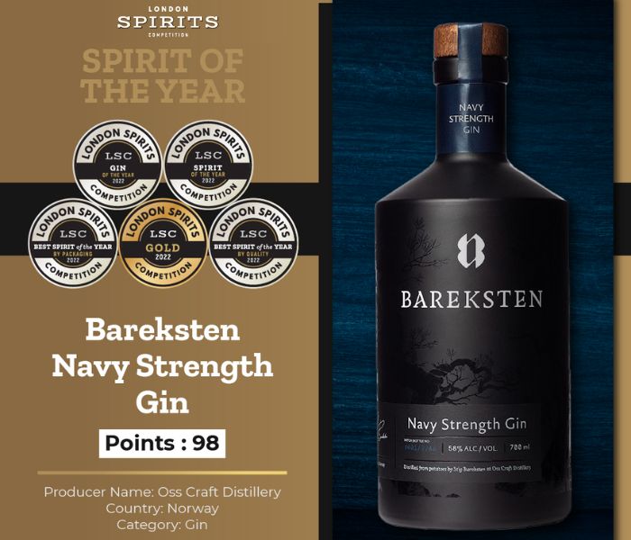 Bareksten Navy Strength Gin