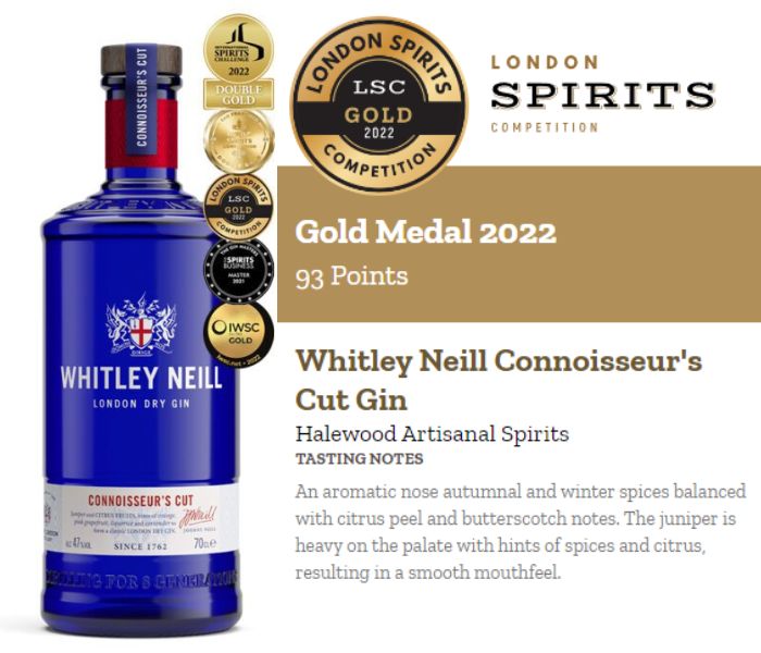 Whitley Neill Connoisseur’s Cut Gin
