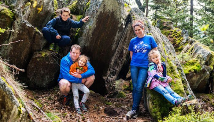 Werner Krauss with his Family