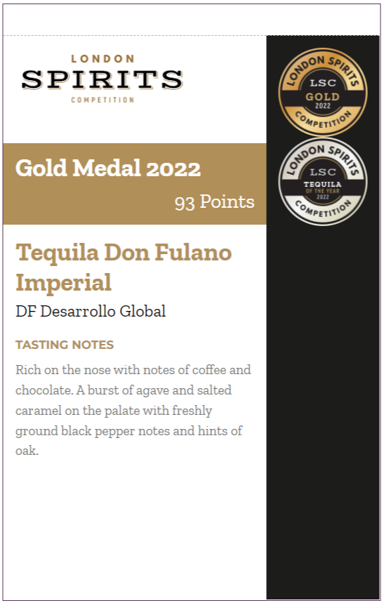 Tequila Don Fulano Imperial Shelf Talker