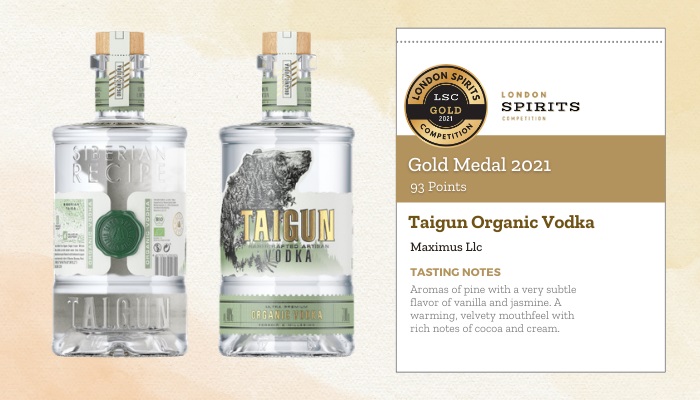 Taigun Organic Vodka
