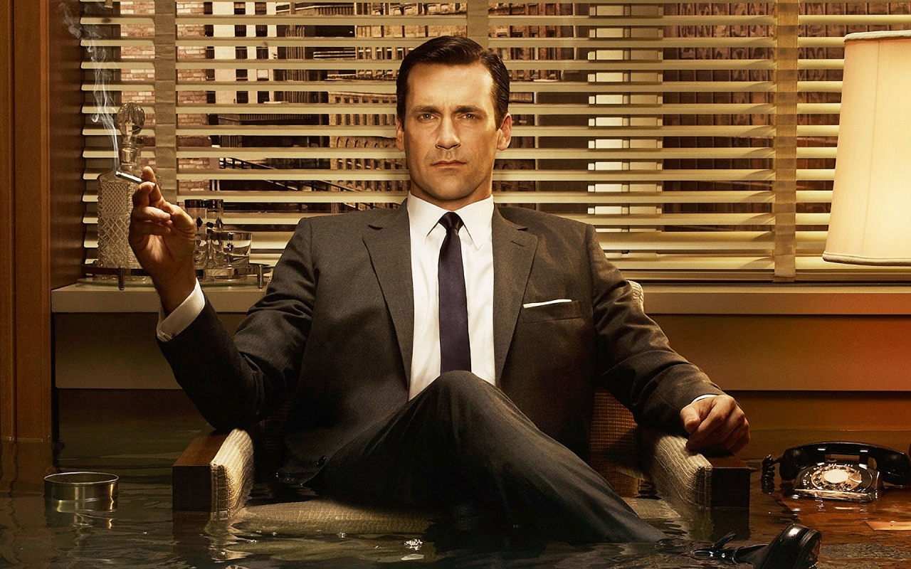 Dan Draper, the super cool, anti-hero of hit TV show Mad Men 