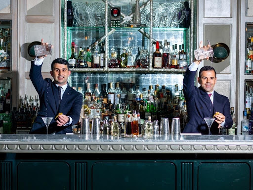 Giorgio Bargiani, Connaught Bar's Head Mixologist along with Agostino 'Ago' Perrone