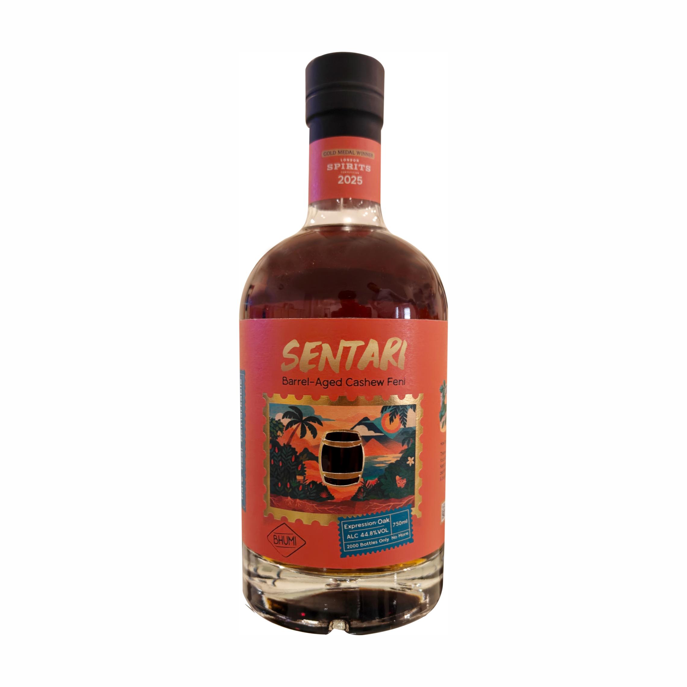 Sentari Barrel Aged Feni - Sentari Bhumi from India - Winner of Silver medal at ...