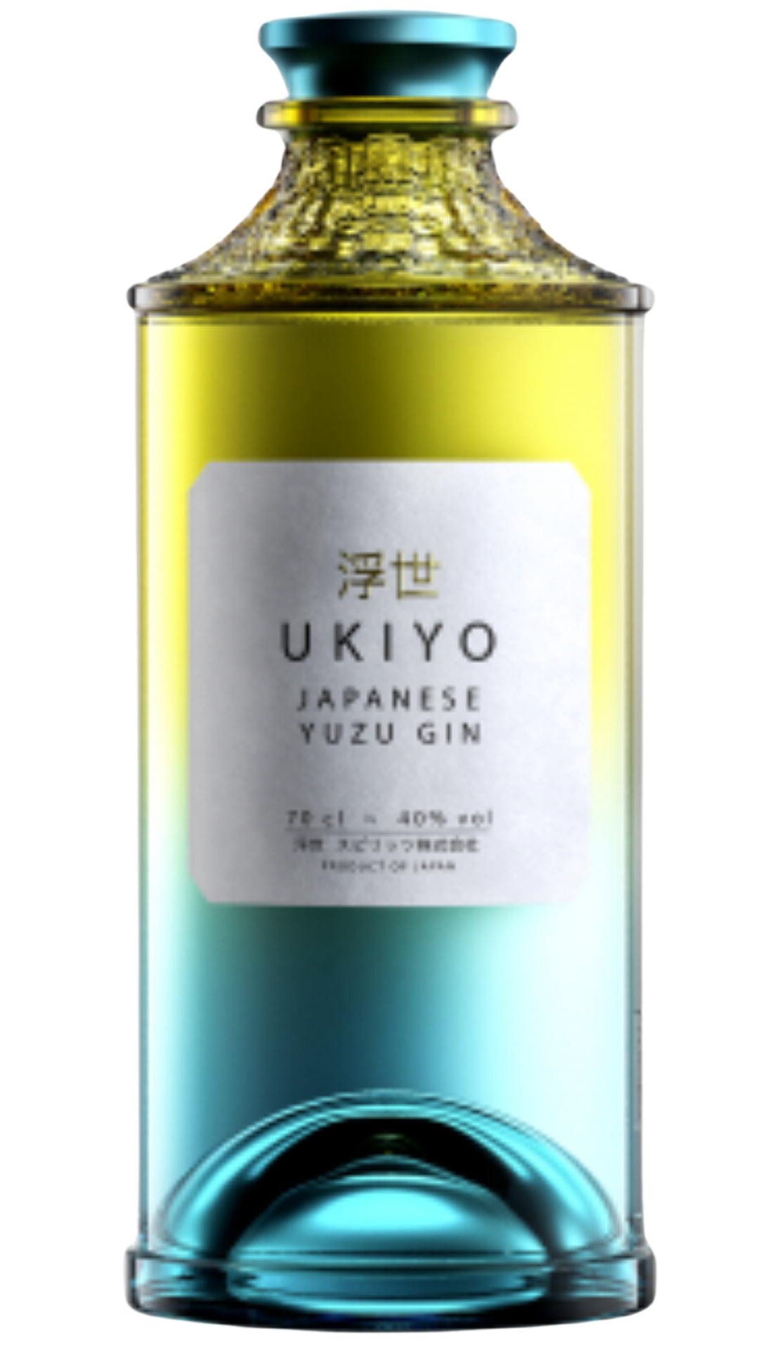 Ukiyo Japanese Yuzu Gin from Japan - Winner of Gold medal at