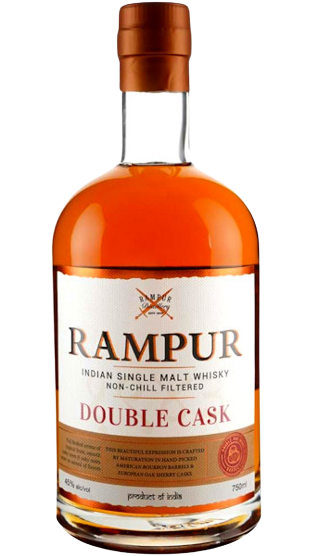 Rampur Double Cask from India - Winner of Bronze medal at the