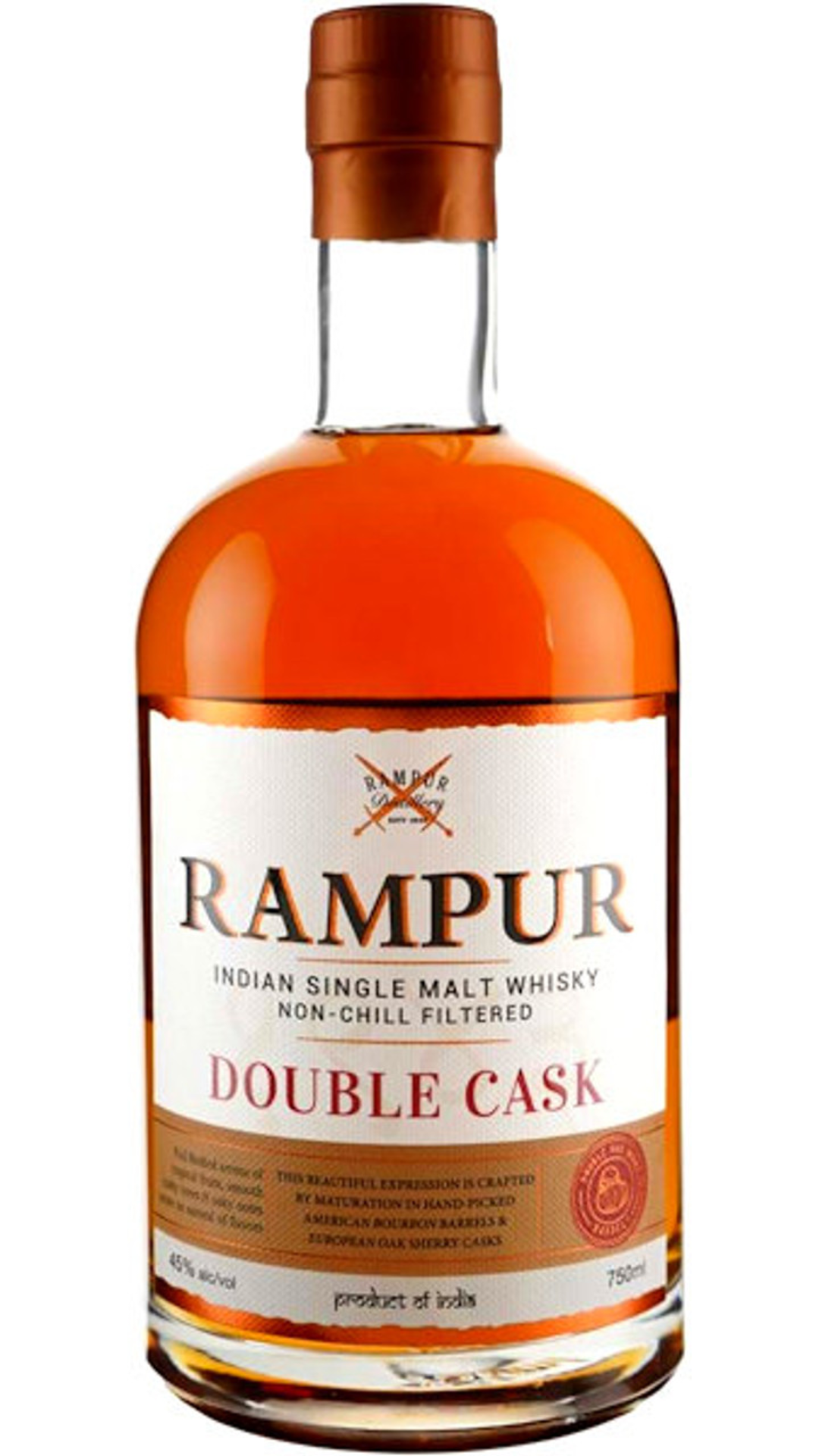 RAMPUR DOUBLE CASK ウイスキー ギフトセット Rampur Double Cask Whisky 70cl Gift Set - DrinkSupermarket