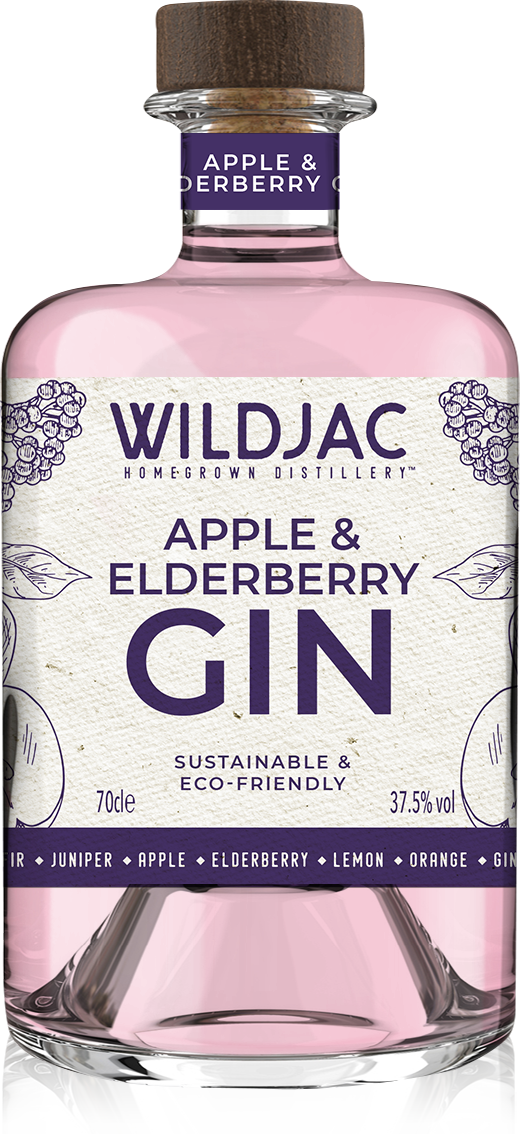 Wildjac Apple & Elderberry Gin from United Kingdom Winner of Bronze