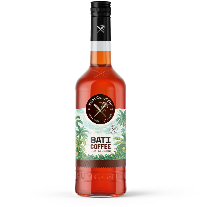Bati Coffee Rum Liqueur from Fiji - Winner of Silver medal at the