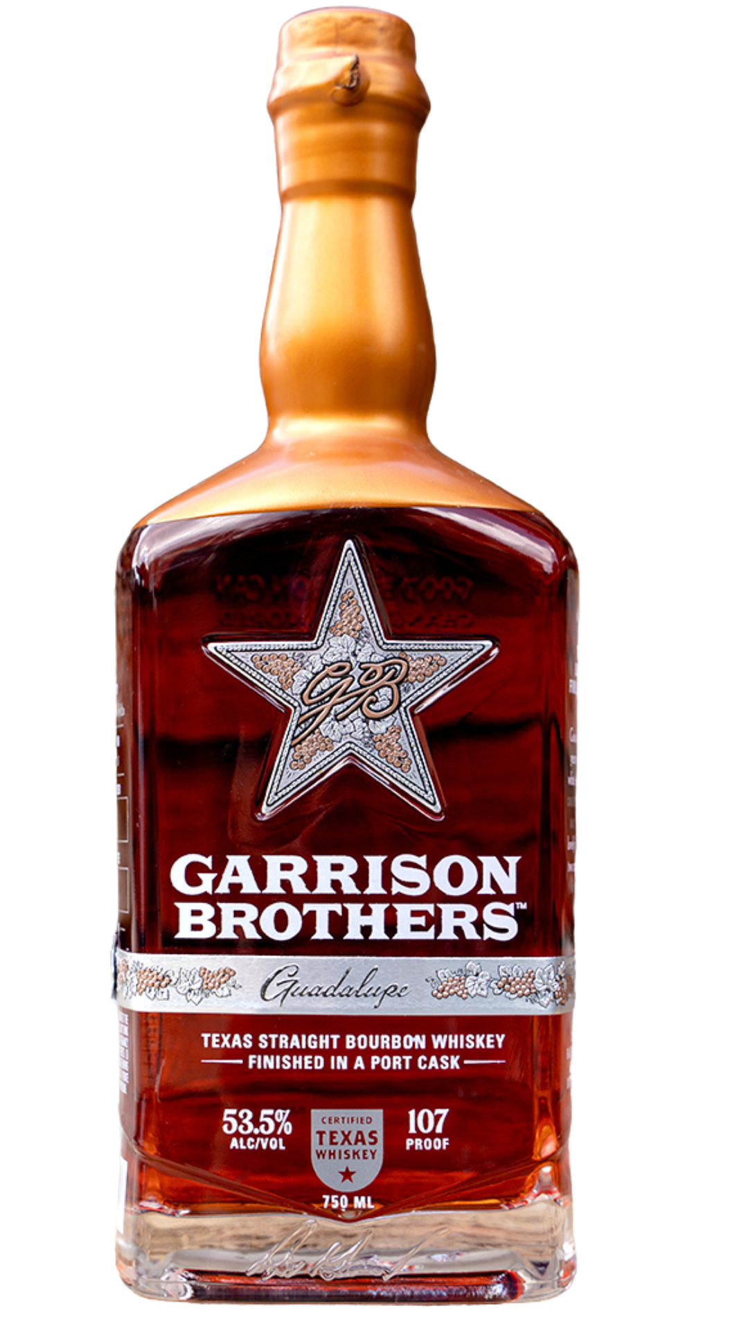 Garrison Brothers Guadalupe Texas Straight Bourbon Whiskey Finished In A Port Cask from United