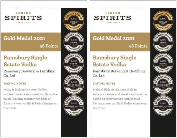 London Spirits Competition Shelf Talker