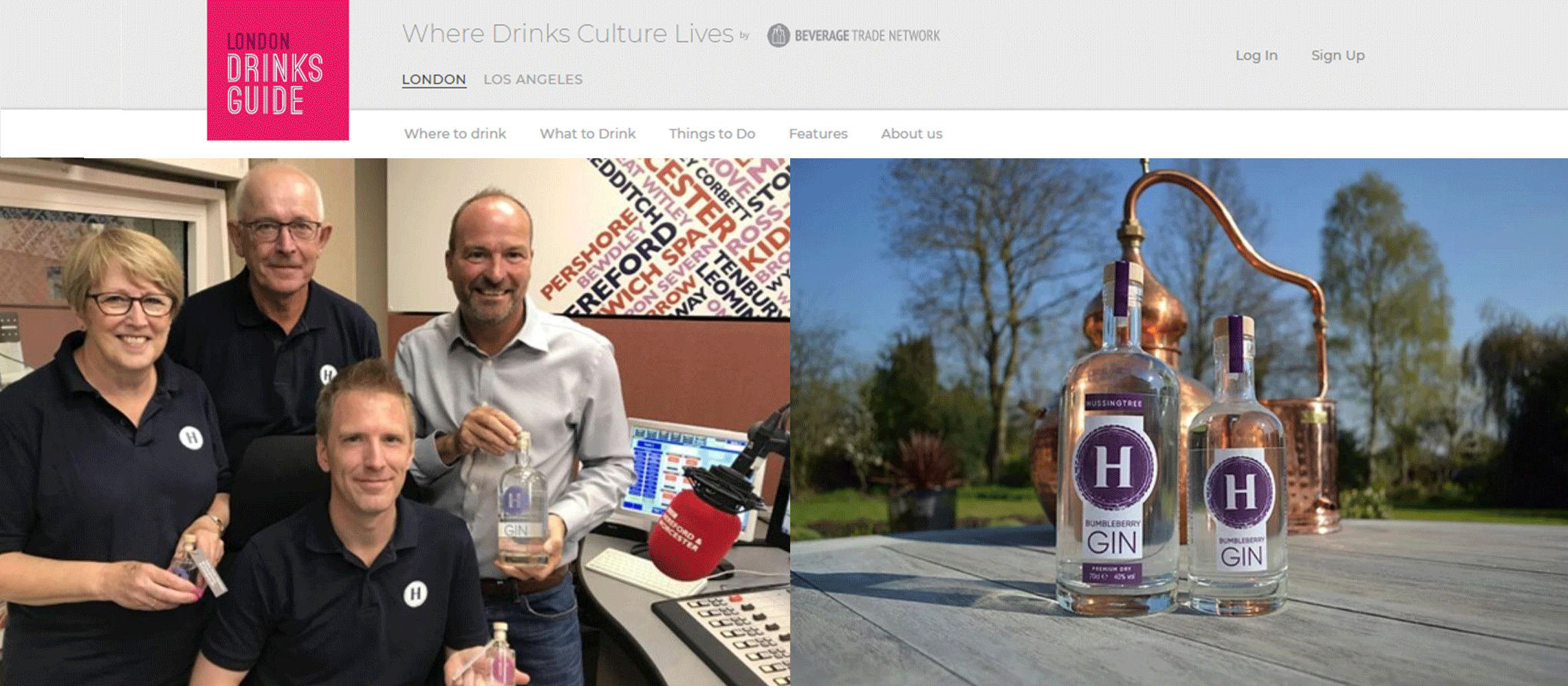 Photo for: Hussingtree Gin - Award-Winning Premium Distilled Worcester Gin