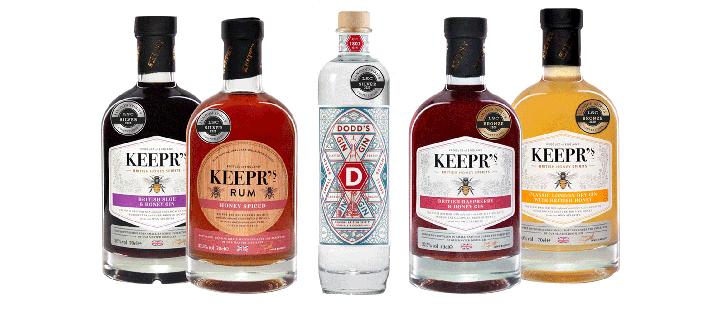 Photo for: Keepr's Spirits And Dodd's Gin Shine Bright At London Spirits Competition