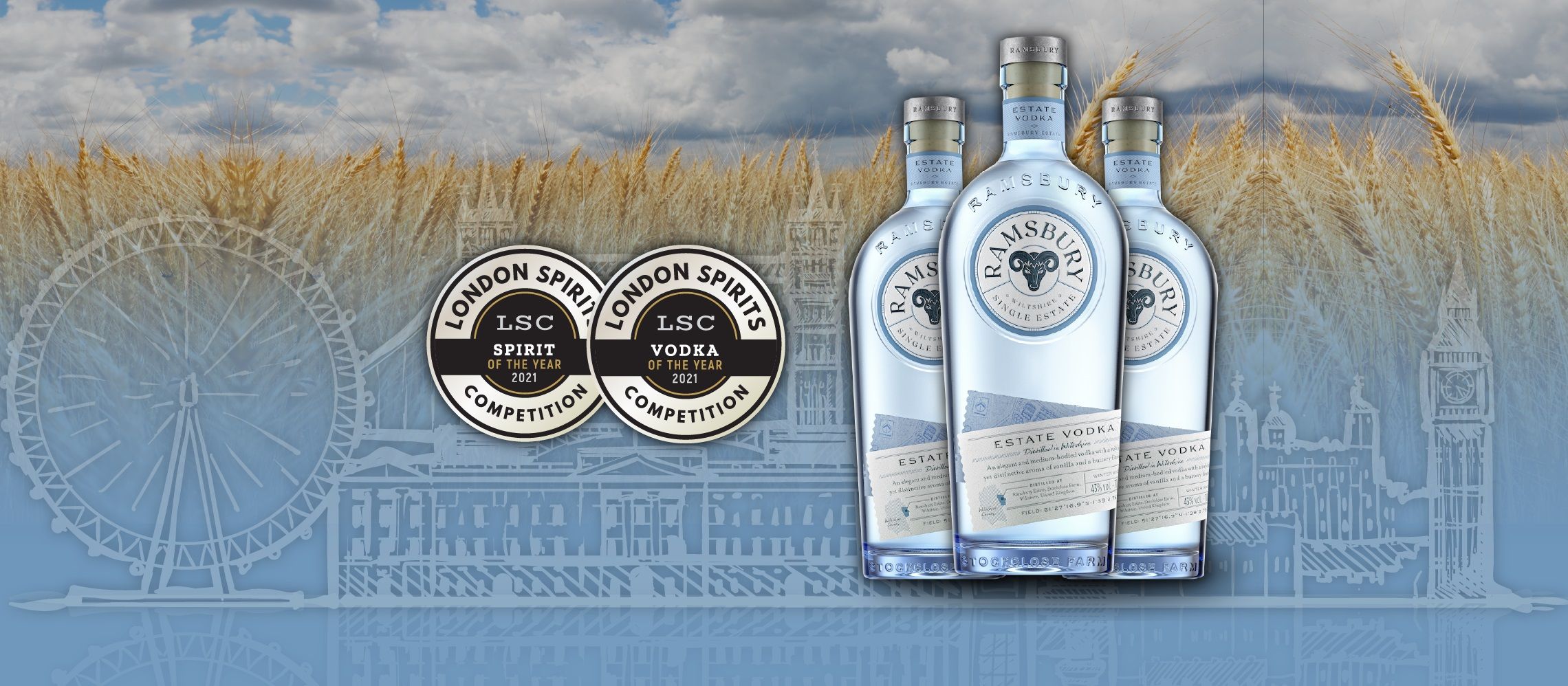 Photo for: UK’s Vodka Comes up Top in the 2021 London Spirits Competition
