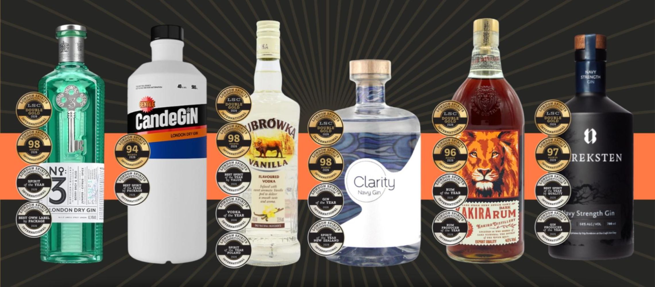 Photo for: International London Spirits Competition 2026 Results Announced