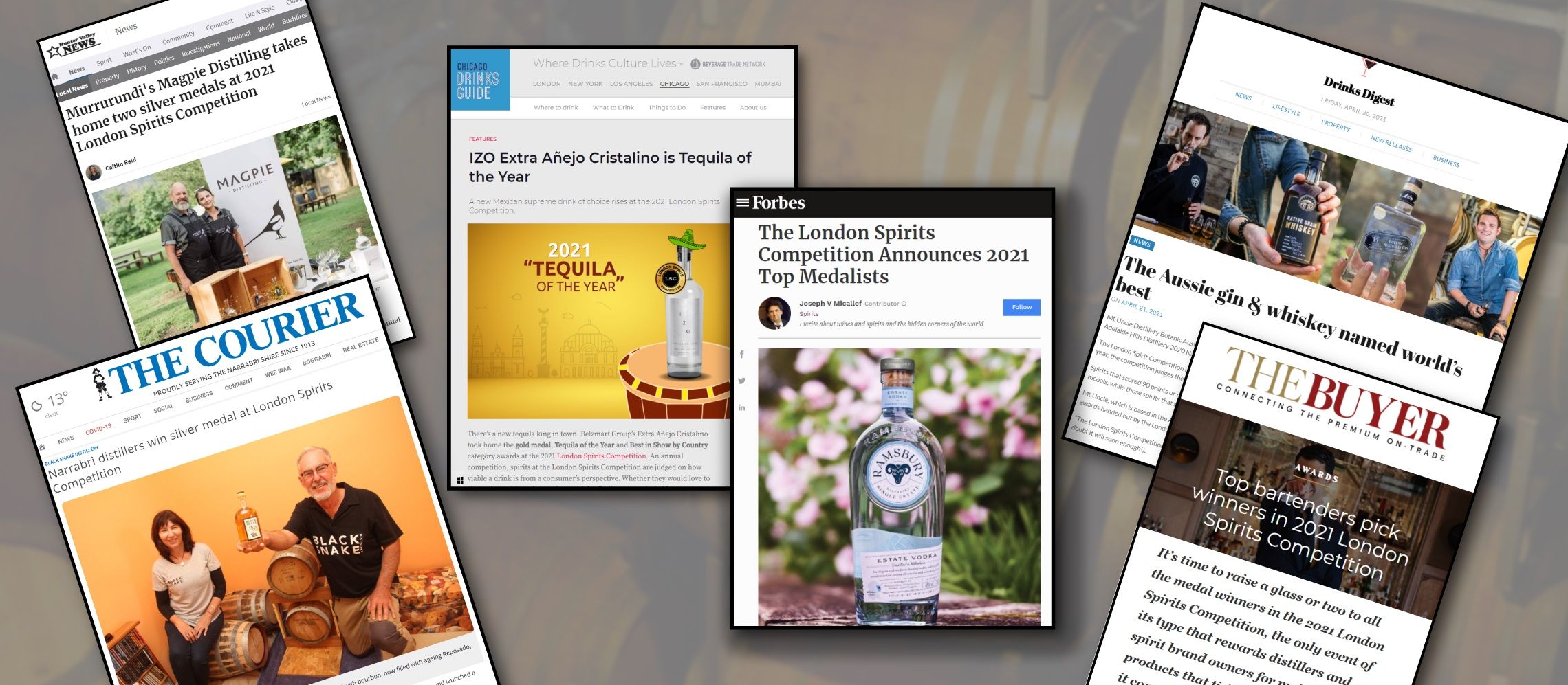 Photo for: London Spirits Competition Winners Press Coverage