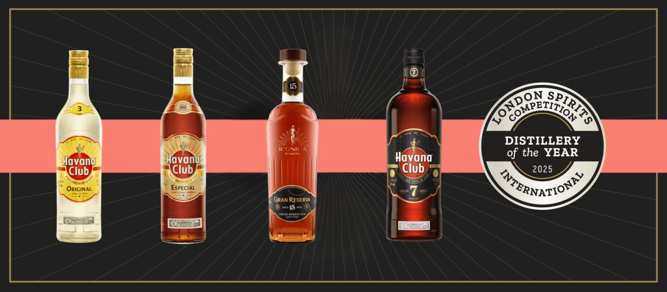 Photo for: Havana Club International Wins ‘Distillery of the Year’ at the 2025 London Spirits Competition