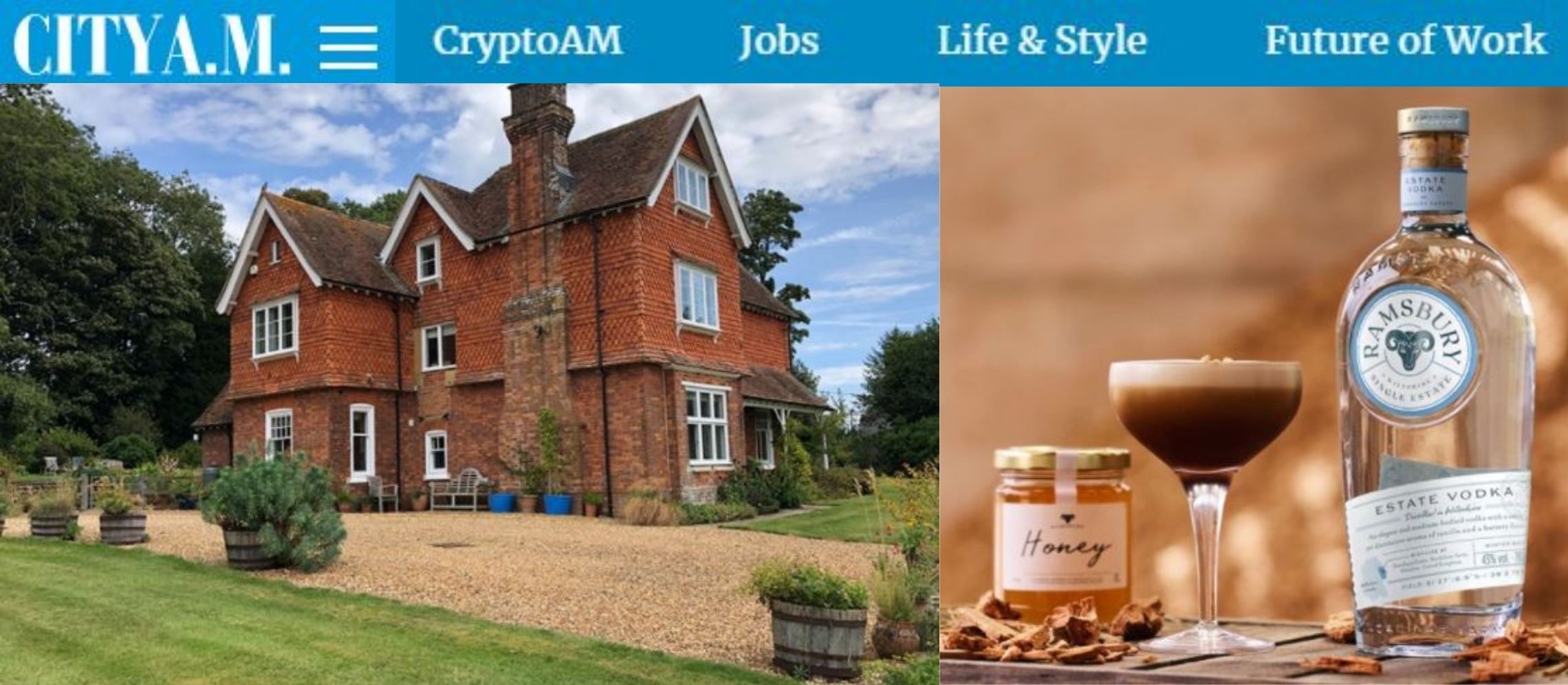 Photo for: Ramsbury Estate beats Russia and the US to win top vodka prize via Cityam