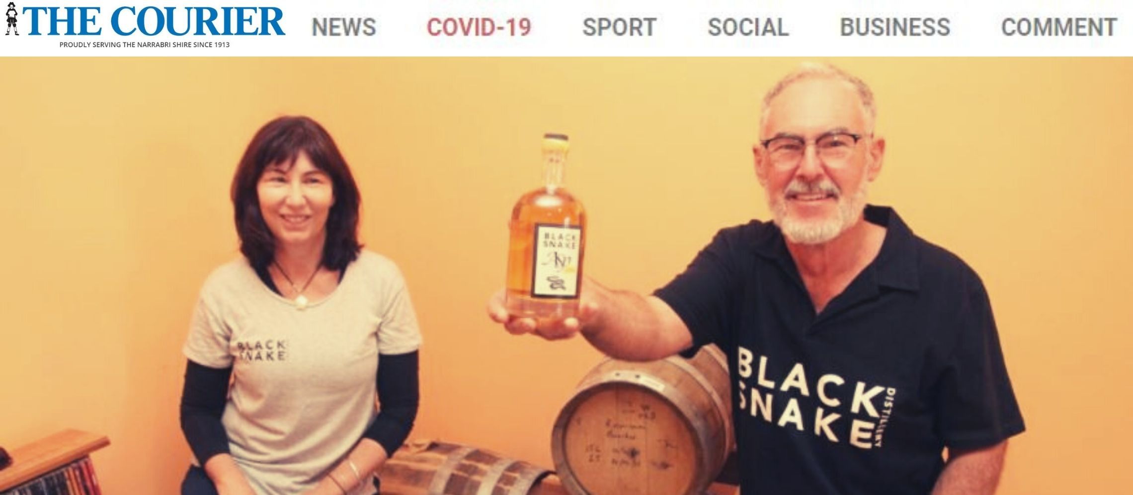 Photo for: Narrabri distillers win silver medal at London Spirits Competition 2021 Via Narrabri Courier PR