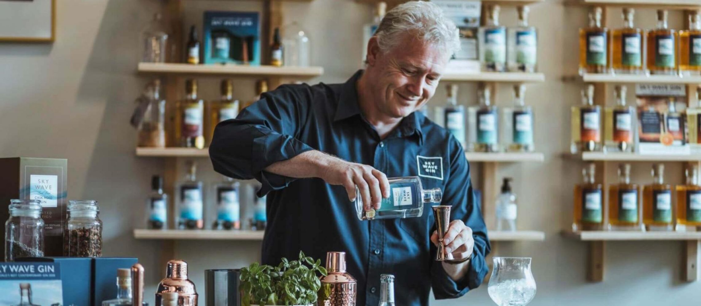 Photo for: Meet The Award-Winning Master Distiller and Co-founder of SKY WAVE GIN- Andrew Parsons