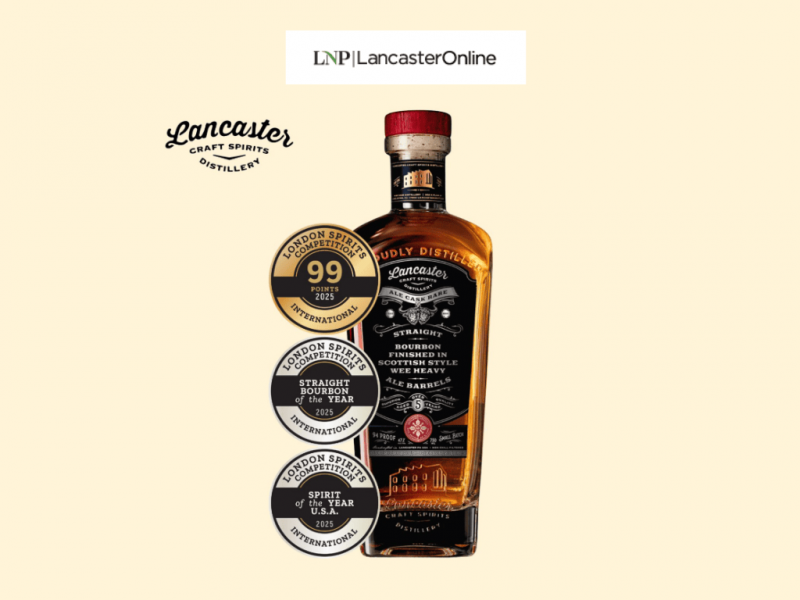 Photo for: Bourbon made in Lancaster County wins 2 awards in international contest