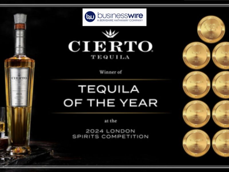 Photo for: Cierto Tequila Named Tequila of the Year at the 2024 London Spirits Competition