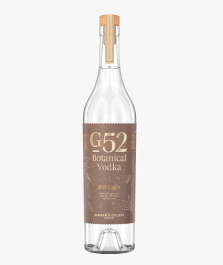 Logo for: G52 Botanical Vodka - Rich Coffee