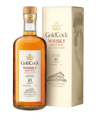 Logo for: Gold Cock/ Gold Cock Whisky Single Malt 10yo