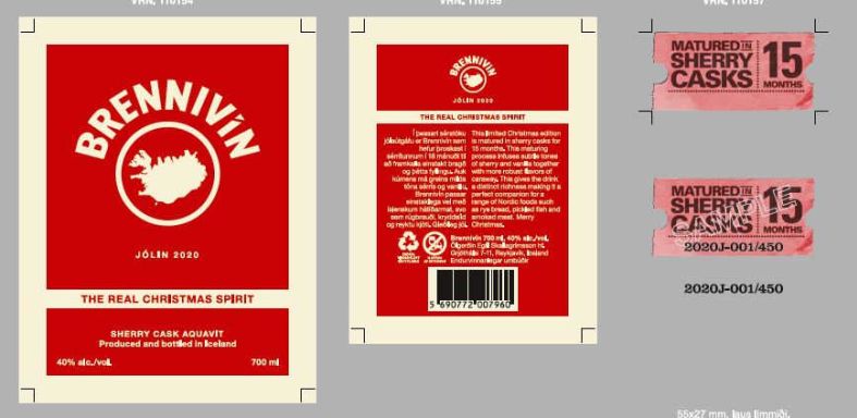 Logo for: Brennivin Christmas