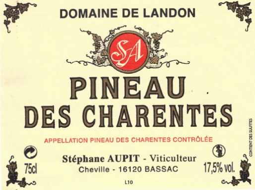 Logo for: Stéphane Aupit - Domaine De Landon Très Vieux Pineau Des Charentes Blanc
