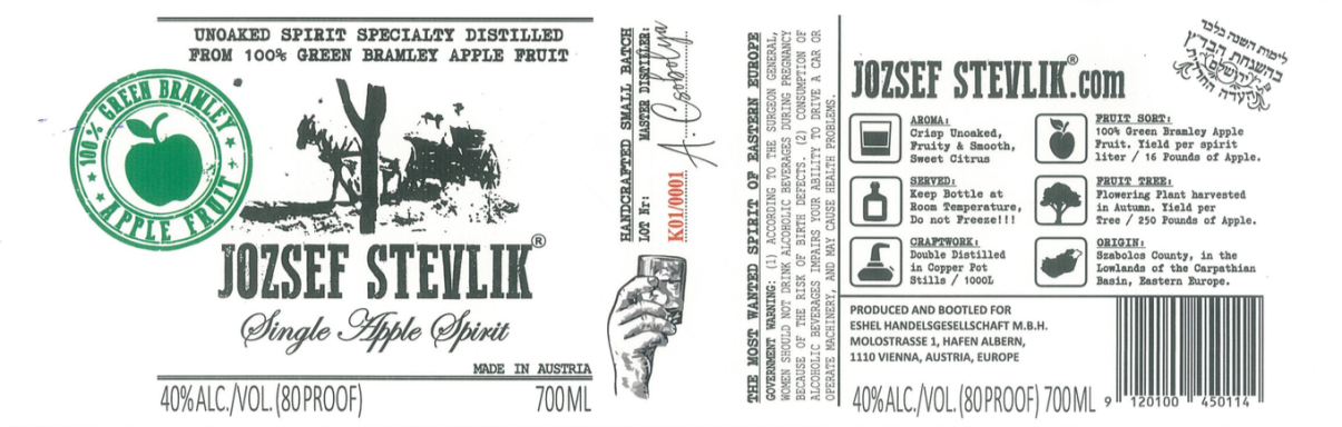 Logo for: Jozsef Stevlik (Unoaked Single Apple Spirit)