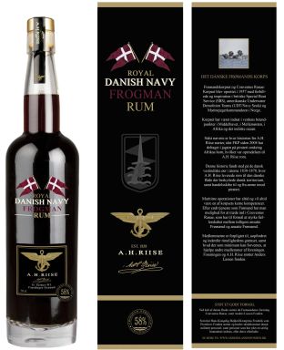 Logo for: A.H. Riise Royal Danish Navy FROGMAN rum