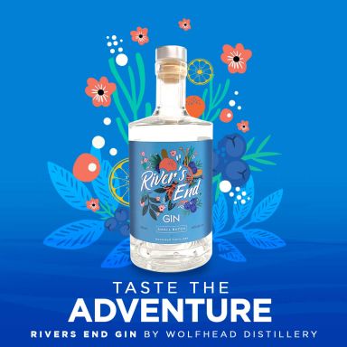 Logo for: River's End Gin