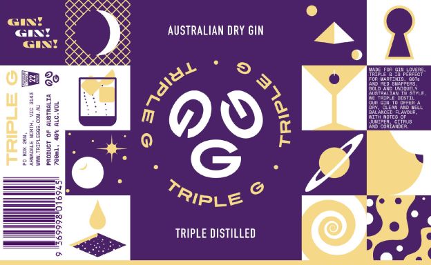 Logo for: Triple G Gin - Australian Dry Gin