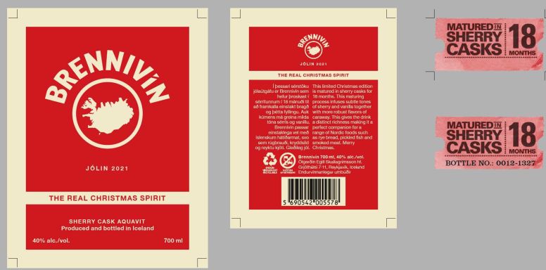 Logo for: Brennivin Christmas