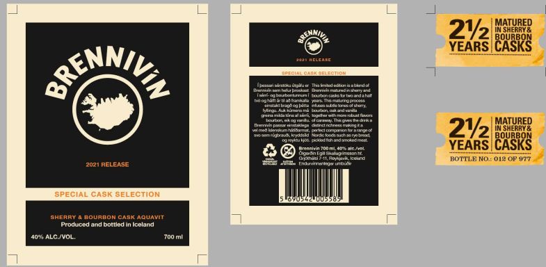 Logo for: Brennivin Special Cask Selection