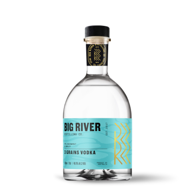 Logo for: Big River Distilling 3 Grains Vodka