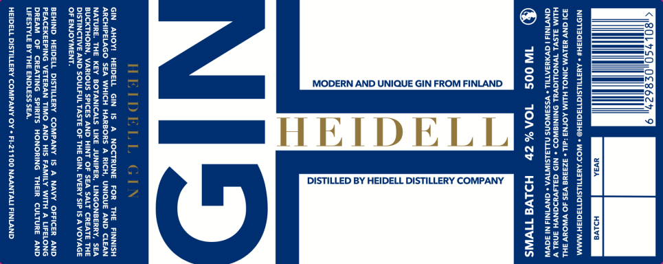 Logo for: Heidell Gin