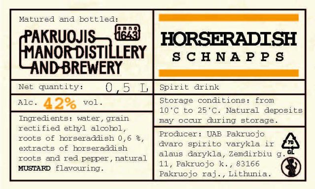 Logo for: Horesradish Schnapps