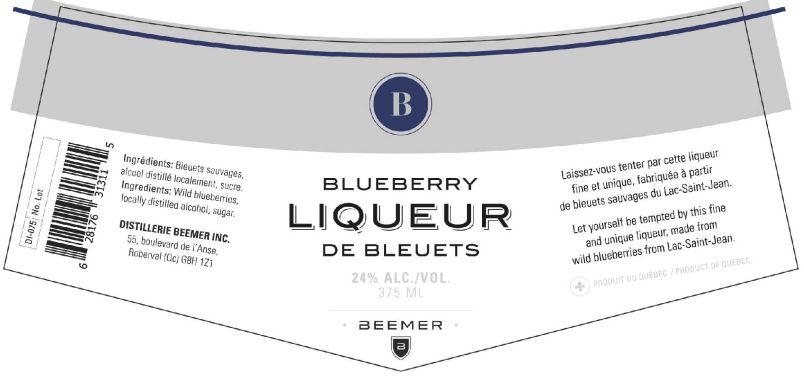 Logo for: Beemer Blueberry Liqueur