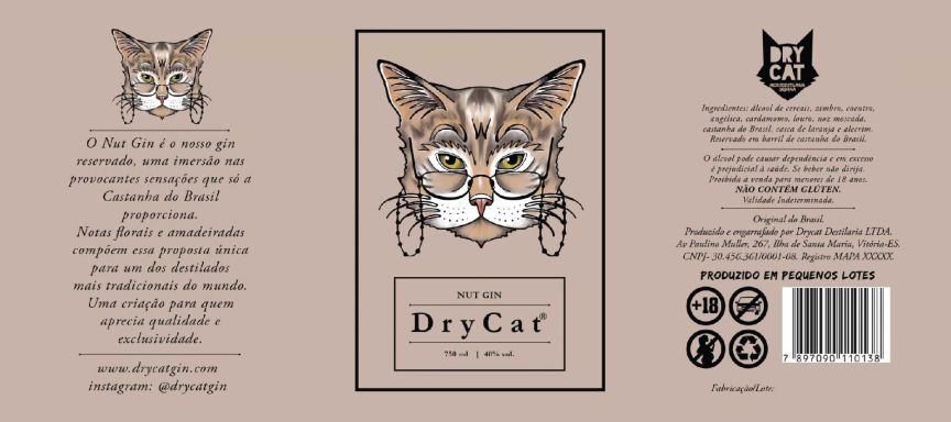 Logo for: DryCat Nut Gin