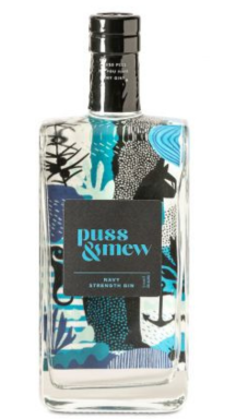 Logo for: Puss and Mew Navy Strength Gin 