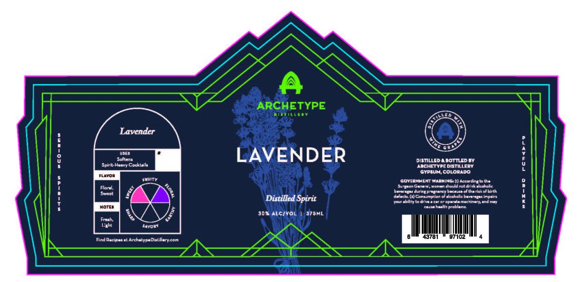 Photo for: Archetype Distillery Lavender Distilled Spirit 