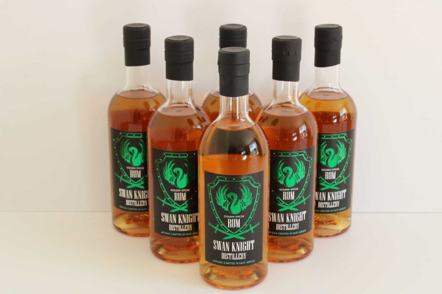 Photo for: Swan Knight Distillery golden spiced rum