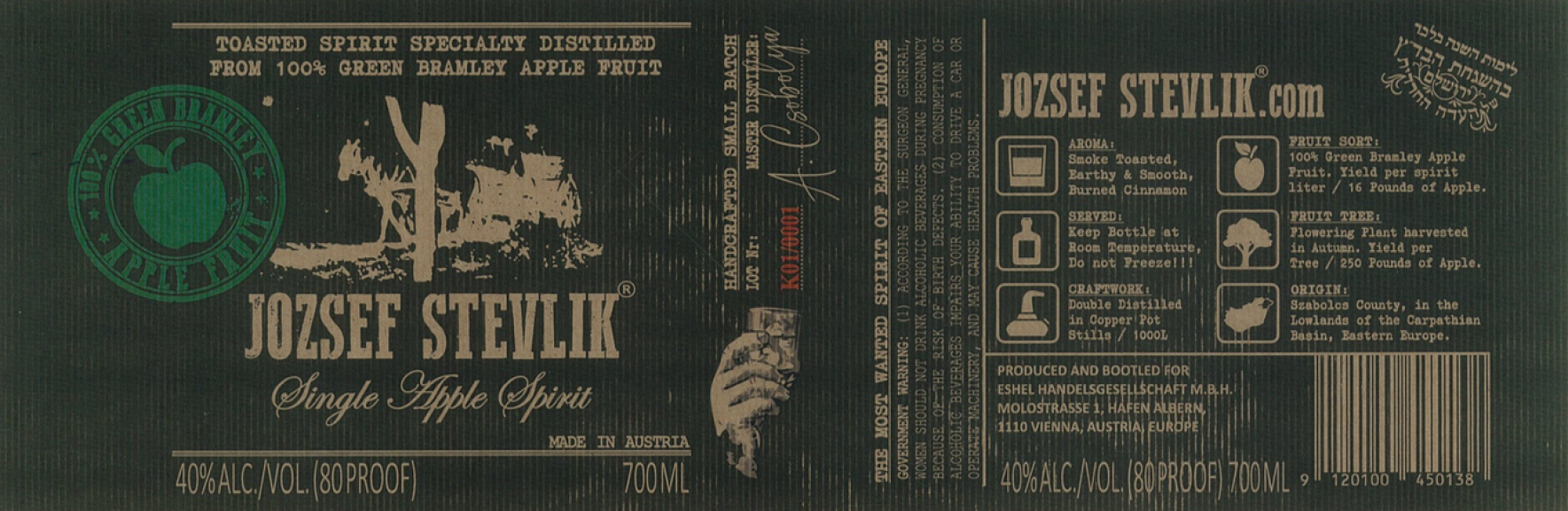 Photo for: Jozsef Stevlik (Toasted Single Apple Spirit)