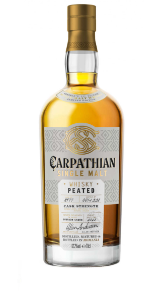 Photo for: Carpathian Single Malt Whisky Peated Sherry Cask Strength 